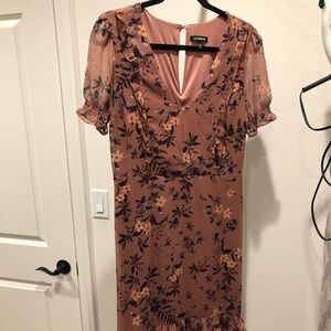 Express Sz M midi sundress